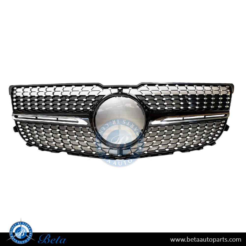Radiator Grille Diamond Look -Black for Mercedes GLK-Class X204 2012-2015 models, Part Number 2048801A60 Radiator Grille Diamond Look -Black for Mercedes GLK-Class X204 2012-2015 models, Part Number 2048801A60